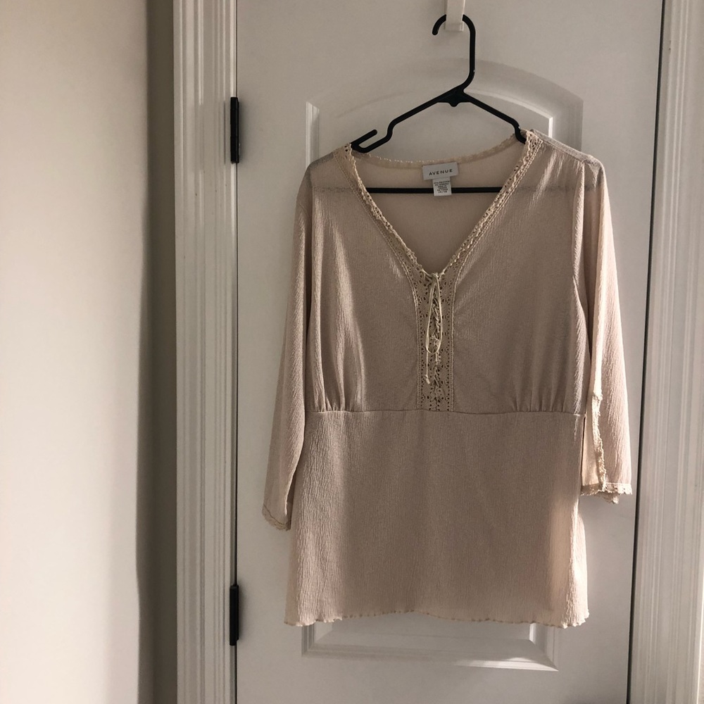 Cream color blouse